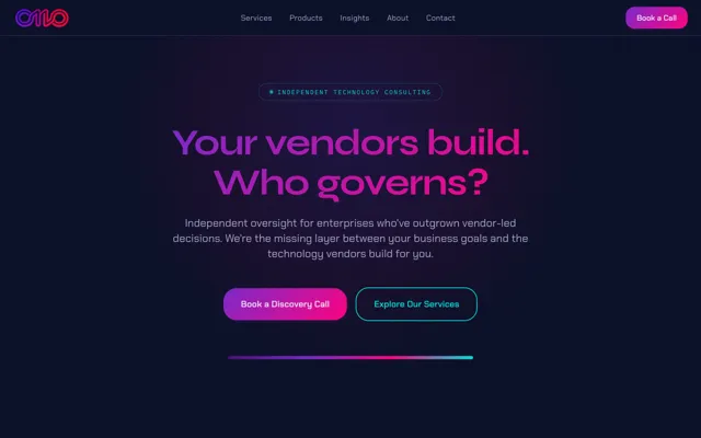 Screenshot of OneTen Technologies